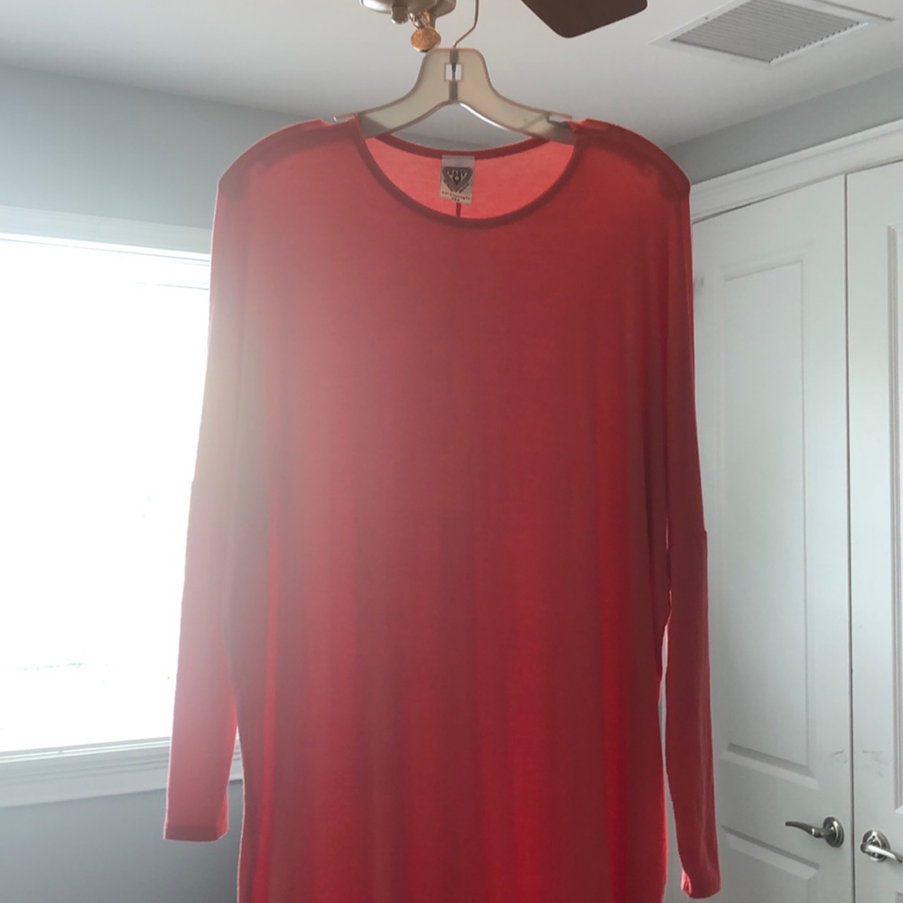 Coral dress